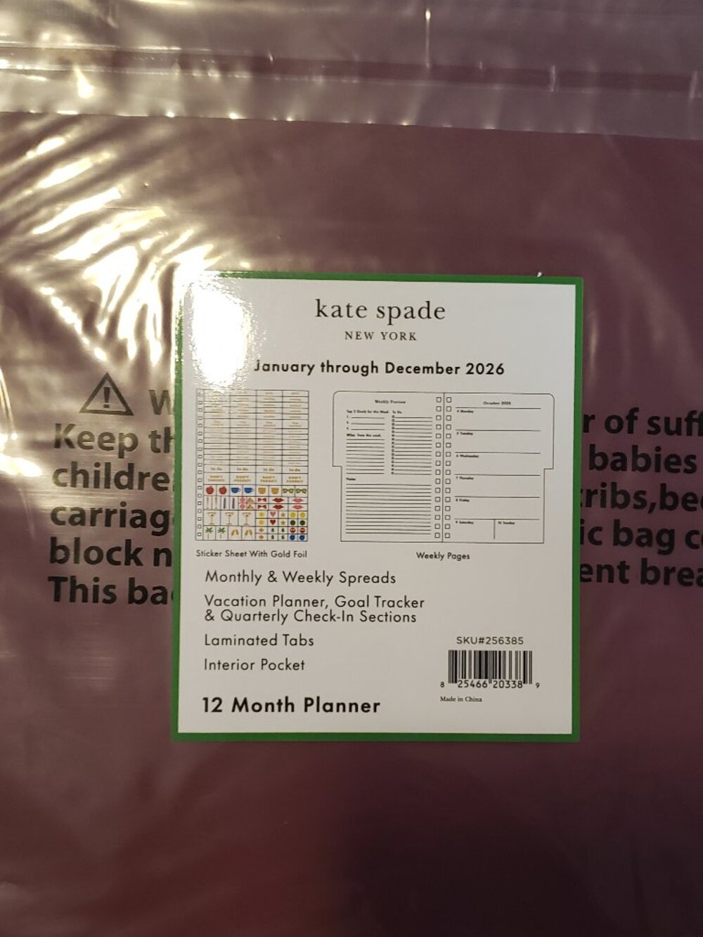 NWT- kate spade 2026 Planner- Encyclopedia of Style - Picture 2 of 7